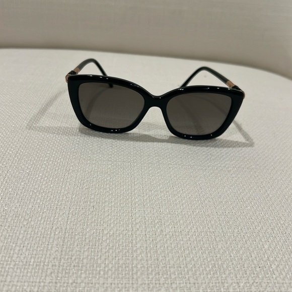 Jimmy Choo Black Cat-Eye Sunglasses - Picture 1 of 6
